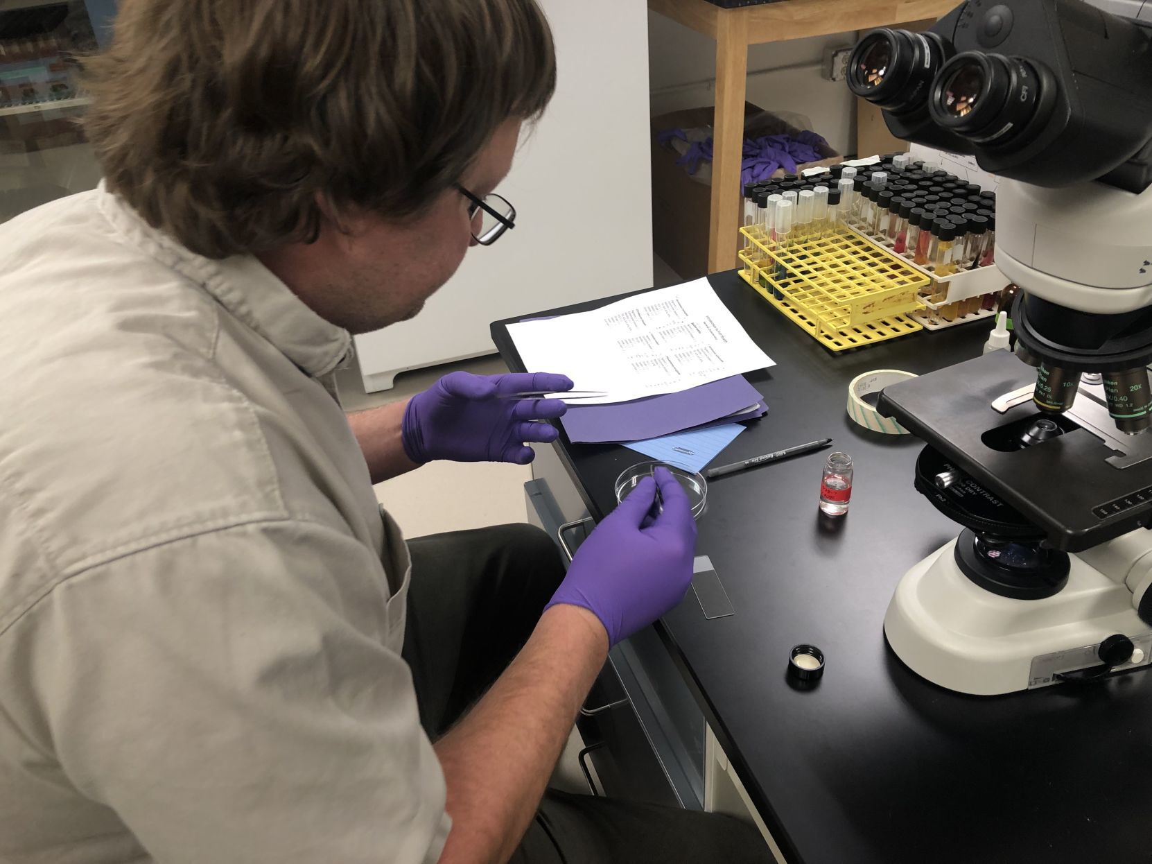 Eric Leis, fish biologist